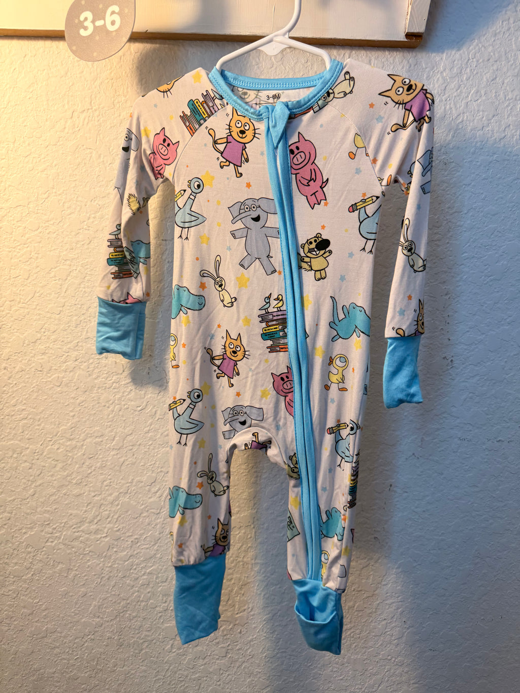 Playful Animal Friends Bamboo Convertible Zippy Pajamas | 3–6 Months
