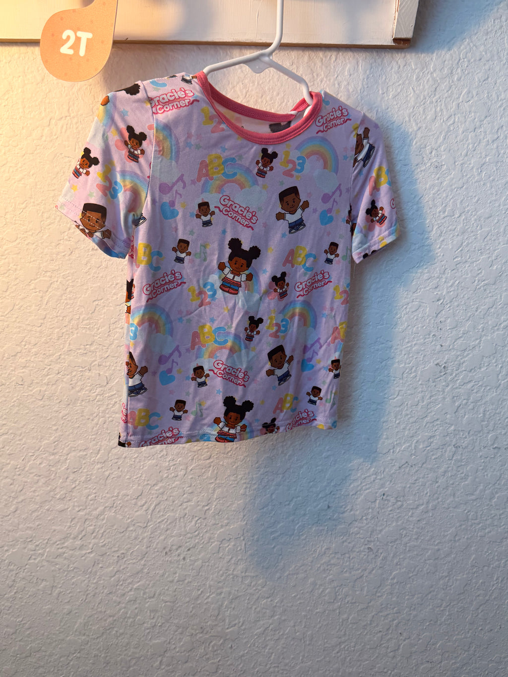 Gracie’s Corner Bamboo Shirt & Short Set – 2T 🌈✨